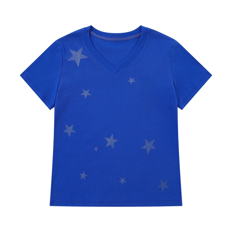 Dopamine Trendy T-Shirt with Star Print