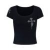 Sparkling Cross Graphic Vintage T-Shirt