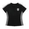 Black V-Neck Slim Fit Sports T-Shirt
