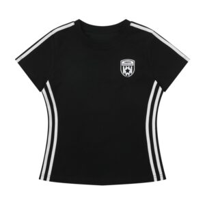 Black V-Neck Slim Fit Sports T-Shirt